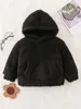 Bebek Katı Kanguru Cep Teddy Hoodie O