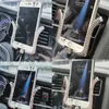 Nouveau support de téléphone de voiture en cristal pour support automatique pour téléphone avec câble USB chargeur de voiture accessoires d'intérieur