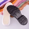 Zapatillas de materiales para tejer a mano Diy, suela de goma, agujas de ganchillo, zapatillas de interior 210402