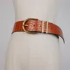 Belts Leather Women Waist Belt For Jeans Gold Buckle Wide Ladies Dress Strap Green Brown Black Female Sweater WaistbandBelts BeltsBelts