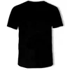 Falso due pezzi T-shirt da uomo Maglietta stampata 3D Manica corta Design divertente Casual Top Tees Maglietta uomo Halloween 6xl L220704