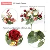 Dekorative Blumen Kr￤nze Hochzeit Orament Fake Artificial Plants Party Supplies Rose Bouquet Home Decor FlowerDecorative