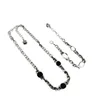 Designer Choker Necklace Fashion Men Women Braccialetti in acciaio inossidabile Braccialette Silver Chain Brand Pendants per unisex Collar HI6227034