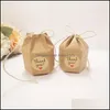 Gift Wrap Event Party Supplies Festive Home Garden New Creative Kraft Paper Candy Boxes Lantern Hexagon Shape Wedding Favors Packaging Cho