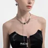 Chaînes Design Original une couche chaîne collier 2022 tendance luxe haute qualité argenté plaqué femmes cadeaux chaînes