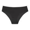 4XL Women Seamless Panties Silk Mid Waist Underwear For Female 3Pcs Large Size Women's Panties Set Underpant Lingerie