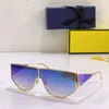 Sonnenbrille Männer Frauen Frühling Sommer Modenschau Neue FOL031 Rahmenlose Metallmaske Stil Designer Sonnenbrille Original Box