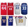 Nc01 maglia da basket college retrò NC State Wolfpack 44 David Thompson maglie ritorno al passato maglia cucita ricamo personalizzato di grandi dimensioni S-5XL