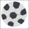 シューズパーツアクセサリーシューズクロックチャームのスポーツボールデコレーション詰まりブレスレットバックルチャームリストバンドソフトラバーボタン卸売ドロ