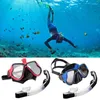 Dalış Maskeleri Şnorkel Maskesi Şnorkel Tüp Seti Sualtı Spor Kamerası için Yüzme Anti Yüzme Gogges
