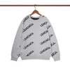 Herrtröjor stickade långärmad lös tröjor för herrkvinnor Designer Letters Tryckta tröjor Autumn Winter Warm Bekväm hoppare 5-färg M L XL XXL XXXL