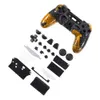 Skull Hydro Dopped Shell Case Mod Kit för PlayStations 4 PS4 Controller Black Buttons9605458