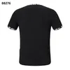 PP Fashion Men's Designer Slim Tee Fit Casual Strass Col Rond Crânes Imprimer Tops Streetwear Col Polos M-xxxL P1022210j