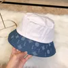 Projektant Bucket Hat Mens Hats Fashion Klasyczne druk drukowania damski Damskie czapki haft ochrony przeciwsłoneczne Casquette Outdoorowa czapka1516877