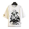 Men's T-Shirts Anime Touhou Project Short-sleeved T-shirt Mens & Womens Design T Shirt Milk Wire Fabric