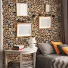 3D Wallpaper Imitation Stone Wall Sticker Self-adhesive Bathroom Decor Wallpaper for Living Room TV Background Decor 30x30CM BBA13068