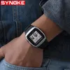 Polshorloges Synoke Fashion Black Gold Men Kijkt sport digitaal horloge 3m waterdichte alarm man pols elektronische klok relogio masculino