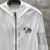 Vestes pour hommes TNom Boutique pour hommes Zip UPF 50 Veste de protection solaire Sweat à capuche Léger Lion Logo Chemise de randonnée Manches longues Hauts UV Poches