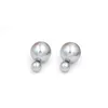 Pendientes de moda al por mayor mezcla de colores perlas tachuelas 8mm pendientes de perlas para mujeres niñas señoras Brinco