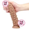 Articles de beauté Noir Énorme Gros Gode Épais avec Ventouse Grande Tête Silicone Souple Sensation Réelle Pénis Cock Gode Sexy Jouets pour Femmes Jouets Adultes