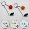 Chave de bola de golfe de chaves Chave de key de tampo de metal chave de metal anel esportivo de artigos esportivos para lembranças de lembranças ringkeychains 22