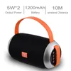 TG112 trådlös högtalare Bluetooth Stereo Bärbara Minihögtalare Subwoofer Bluetooth med SD FM Utomhuskolumnhögtalare