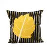 Super soft Yellow series Pillow Case Cushion cover Printed sofa car pillows cover household goods Bedding Supplies Inventory Wholesale