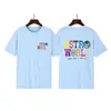 50%скидка дизайнерской футболки, печатная футболка для летних мужских и женских хлопковых футболок хип-хоп Хай-стрит вершины 062416