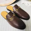 남자 슬리퍼 프린트 타운 모피 슬리퍼 모피 노새 체인 숙 녀 캐주얼 신발 여성 망 Loafers 슬리퍼 신발 모피 슬라이드 샌들 없음 No14