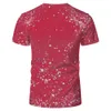 Yeni Süblimasyon partisi Ağartılmış Gömlek Isı Transferi Boş Bleach Gömlek Ağartılmış Polyester T-Shirt ABD Erkek Kadın Malzemeleri FS9535 F0810