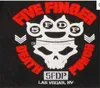 Nik1 Five Finger Death Punch męska Hokej Koszulki Czarne Hafty Szyte Dostosuj dowolny numer i nazwy koszulki