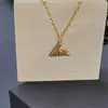 Colliers avec pendentif lettre Simple, chaîne fine, petit diamant, personnalité tendance, bijoux unisexes