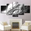 Modulära canvas HD-utskrifter Posters Heminredning Väggkonstbilder 5 delar Waves Konstmålningar Ingen ram