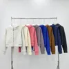 Sıradan kapüşonlu kadın yoga eşofman tasarımcısı kapüşonlu eğlence eşyaları moda harkalı zip sweatshirt gevşek giyim sonbahar kış kapüşonlu sweatshirtler ruru