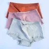 Women Briefs Sexy Lace Underwear Cotton dent Breathable And Comfortable Woman Safety Pants Girls' Boxer Briefs Plus Size briefs seamless L220802