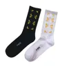 Роскошный бренд Offs Модные носки Arrow Warning Line Straight Board Tide Sock Высококачественный хлопок Спорт Длинная трубка Впитывающие пот дышащие чулки Q9ql