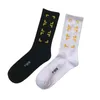 Luxusmarke Offs Mode Socken Pfeil Warnlinie Gerade Board Flut Socke Hochwertige Baumwolle Sport Lange Röhre Schweißabsorbierende atmungsaktive Strümpfe Q9ql