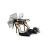 Aveline Sandals Designer Shoes Sandal Women High Heels Bows Ankel Strap Gladiator Sandalias Exquisite Stiletto-Heel Wedding Party Dress Evening Evening Evening Evening