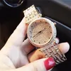 Diamonds Ladies Wrist Watch 2017 New Fashion Lgxige Brand Luxury Watch Women Bracelets Brass Metal Watch Montre Femme T200519