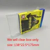 Clear Box لـ PS4 بطاقة لعبة الشفافة الشفافة عرض مربع تخزين مربع PET واقية