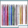Ferramentas de acessórios para cabelos Produtos de 90 cm de comprimento brilhante Brilhão brilhante Rainbow Silk H OT86Y
