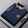 Polo ricamata di marca a maniche corte in cotone di alta qualità da uomo di lusso top fashion Paul camicia da uomo abbigliamento estivo 220525