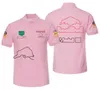 Costume polo de course F1 Formule 1, T-shirt à revers de l'équipe, même style, personnalisation