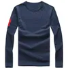 High-quality Men's Pony Big Long-sleeved Pure Cotton Casual Long-sleeved O-neck T-shirt Christmas Autumn and Winter T-shirt T220808
