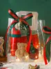 Geschenkwikkel Designer Goodies Kids Bag Clear Set Ribbon Kerst Plastic verpakking Present PVC Navidad Feestelijke feestengift