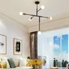 Lampes suspendues nordique moderne lustre éclairage Simple 110V 220V E27 lumière or noir suspension lampe pour salon cuisinePendant