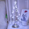 クリスマスデコレーションミニクリスマスクリスタルツリーランプ自宅装飾用のクリエイティブな装飾品TN88