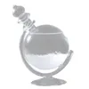 Autre décor à la maison Globe en forme de bouteille de nuage de verre de tempête avec station de prévision météo de base prévision de bureau boule transparente 243F