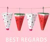 Gift Wrap Creative Cartoon Umbrella Shape Small Packaging Box Sweet Cookies Snack Candy Wedding Favor Dots WatermelonGift WrapGift