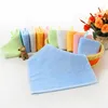 25 * 25cm Square Wipe Faces Handdoek Effen Kleur Kinderen Handdoek Bamboe Fiber Afvegen Handen Handdoeken Met Haak Absorberende Face Wash Rag Bh6491 Tyj